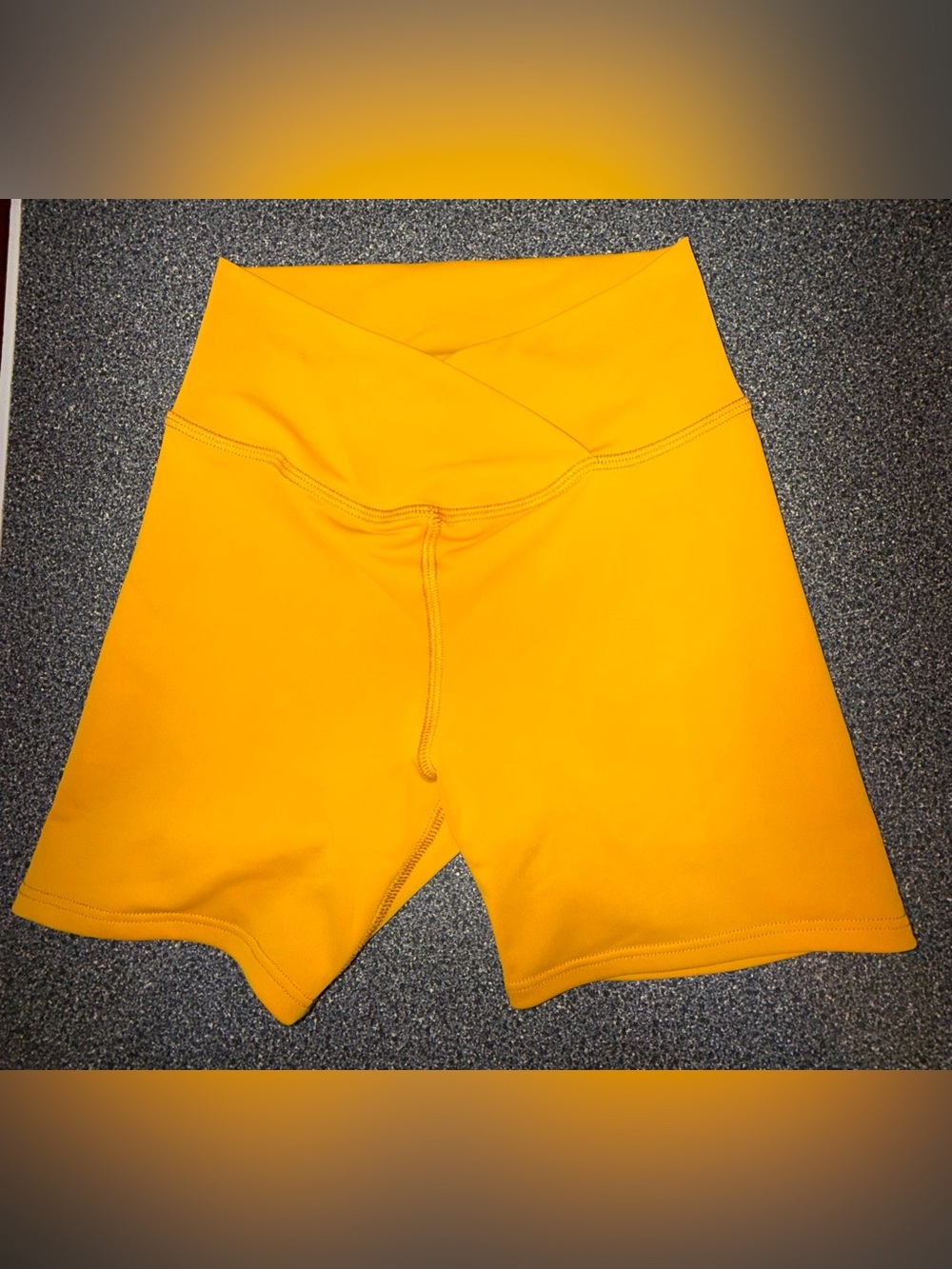 Tiger Friday Dance Shorts Yellow/Orange Size Adult Small